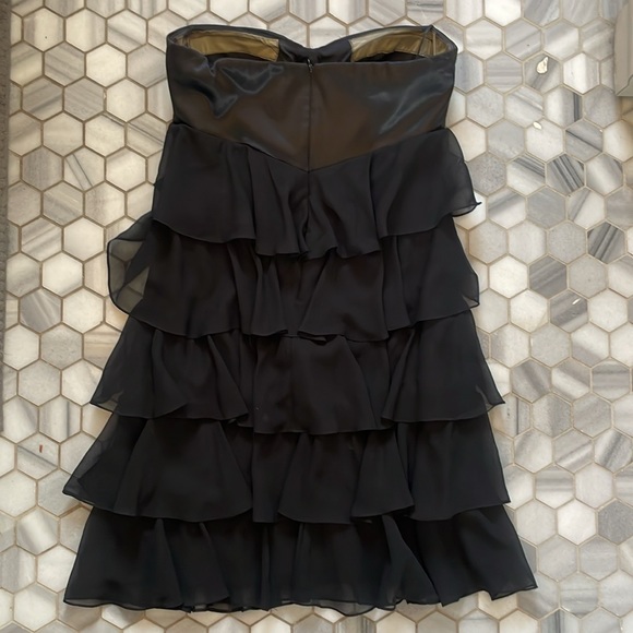 Little Black Strapless Dress - Picture 2 of 5